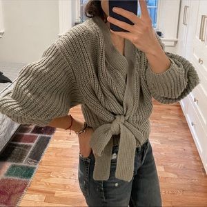 Zara Wrap Cardigan Sweater